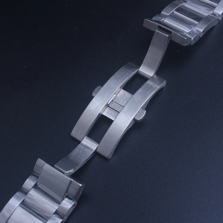 Твердые 316L из нержавеющей стали ремешки для часов серебро 23 мм металлический ремешок для часов Ремешок Браслет для наручных часов для Cartier
