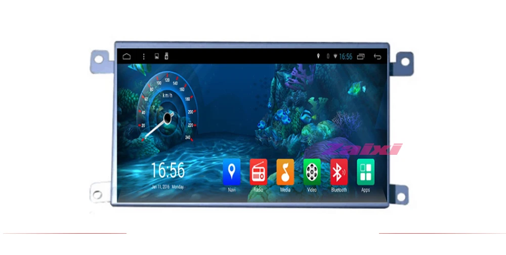 Clearance 2din Car multimedia Android Autoradio Car Radio GPS player For Audi Q7 4L 2006~2015 Bluetooth WiFi Mirror link Navi 1