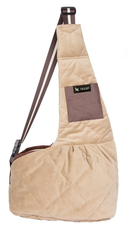 Новое поступление, осенняя ветрозащитная сумка луи для переноски собак, сумка для путешествий, рюкзак для домашних животных - Цвет: short plush beige