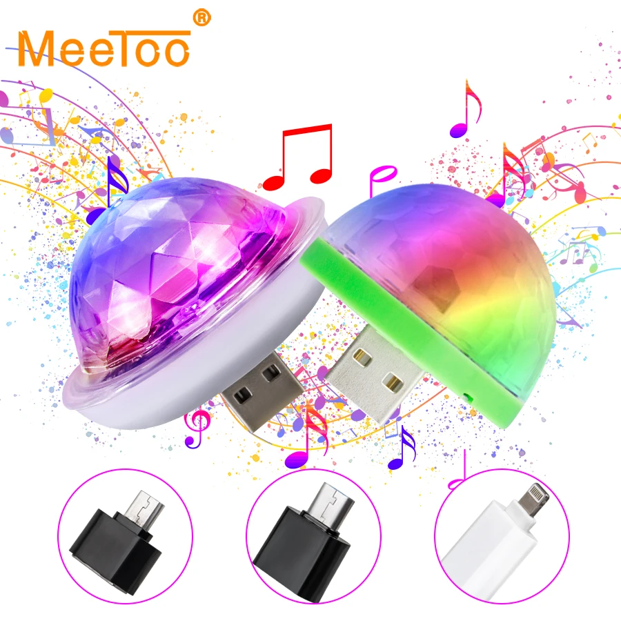 Мини USB LED вечерние светильник s сценический эффект Lumiere лампа 4 Вт портативный