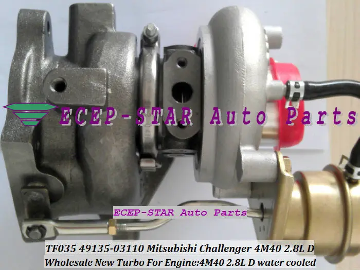 Турбокомпрессор с водяным охлаждением TF035 TD04 TF035HM 12T 49135 03110 Для Mitsubishi Challenger 4M40 2.8L