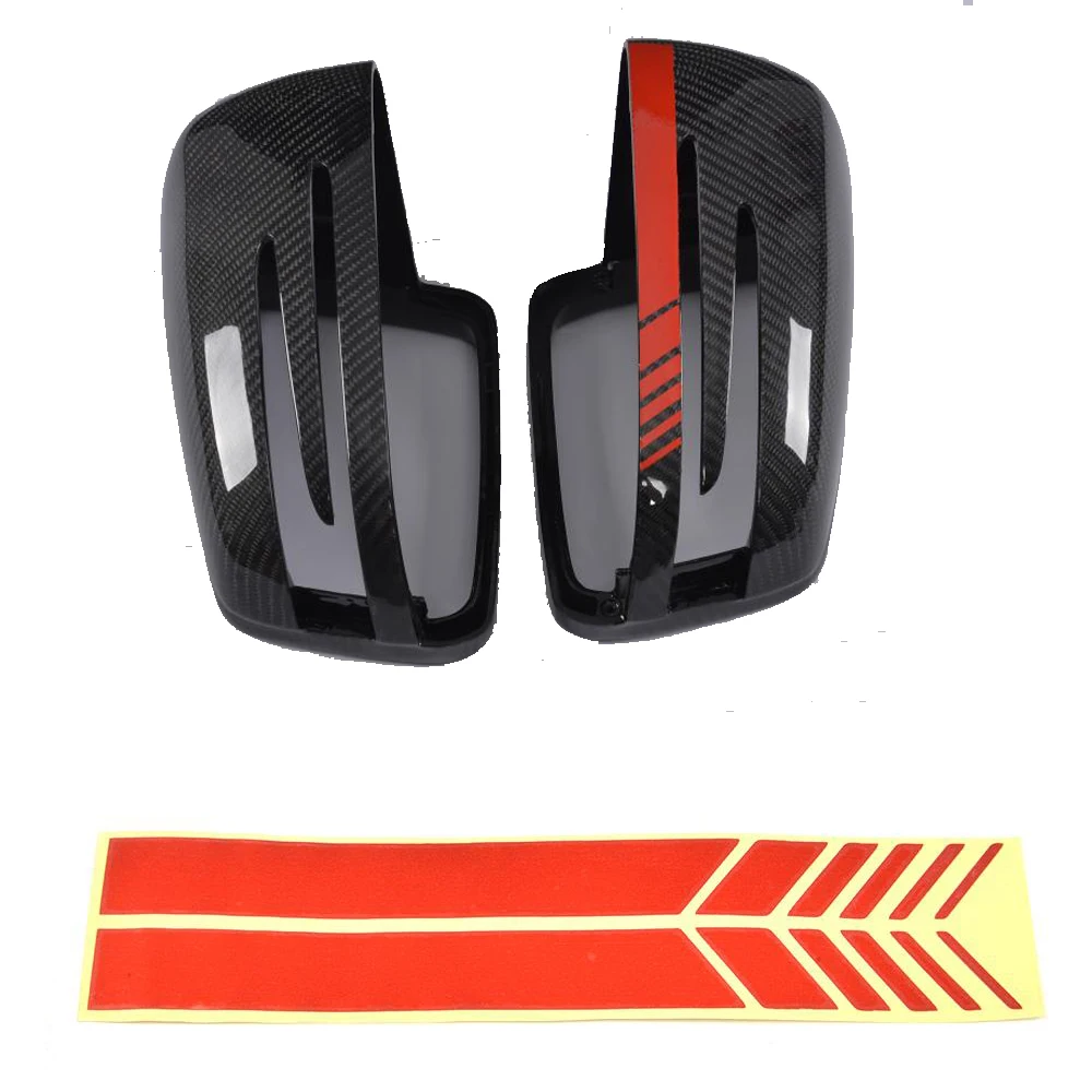 

2PCS Side Rearview Mirror Stickers Decor Side Mirror decoration Car Stickers For Mercedes Benz AMG CLK CLS CLA Class W205 W212