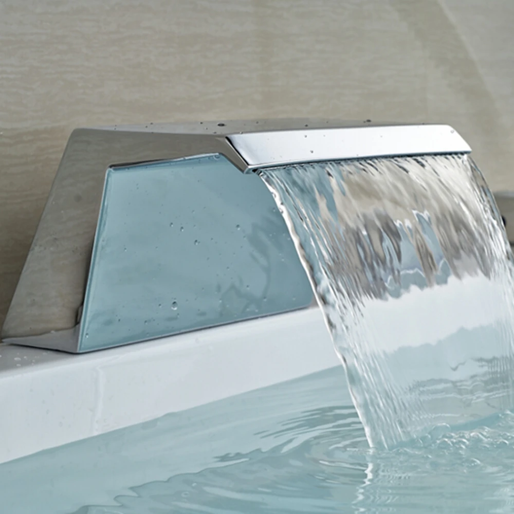 Uythner бортике ванной кран Носик с отделкой хромом водопад кран Носик