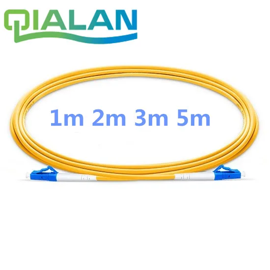 

LC UPC to LC UPC Fiber Optic Patch Cord Duplex 2.0mm PVC Optical Jumper Single Mode FTTH Fiber Patch Cable LC Connector