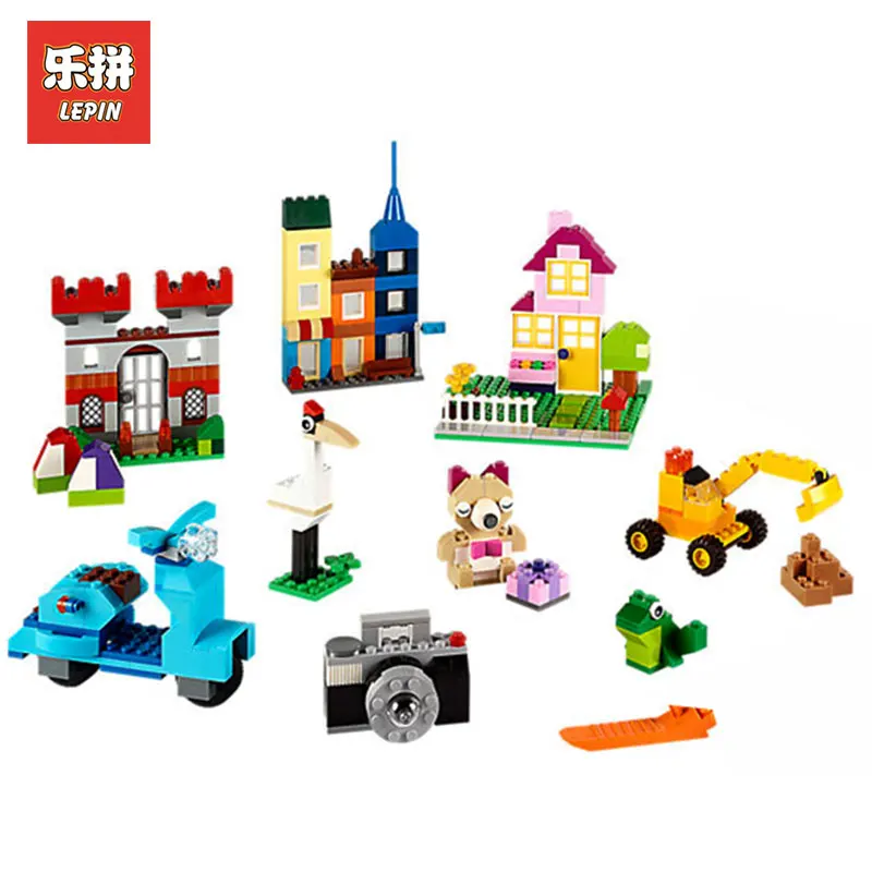 

Lepin 42002 885Pcs Genuine Creative Series Large Creative Brick Box The Big Box Builing Blocks Bricks DIY Toys Kids Gifts 10698