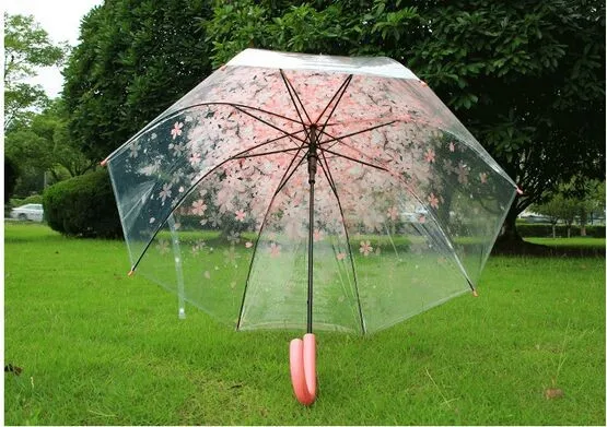 

Long handle cherry blossom umbrella