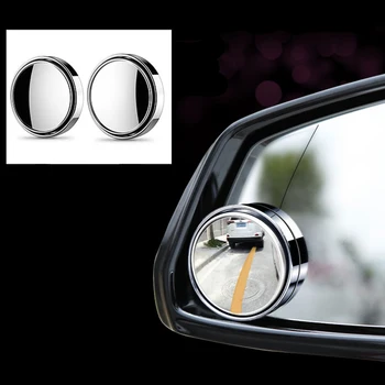 

Car Styling 360 Degree Blind Spot Mirror Wide Angle Round HD Glass Convex Rear View Mirrors