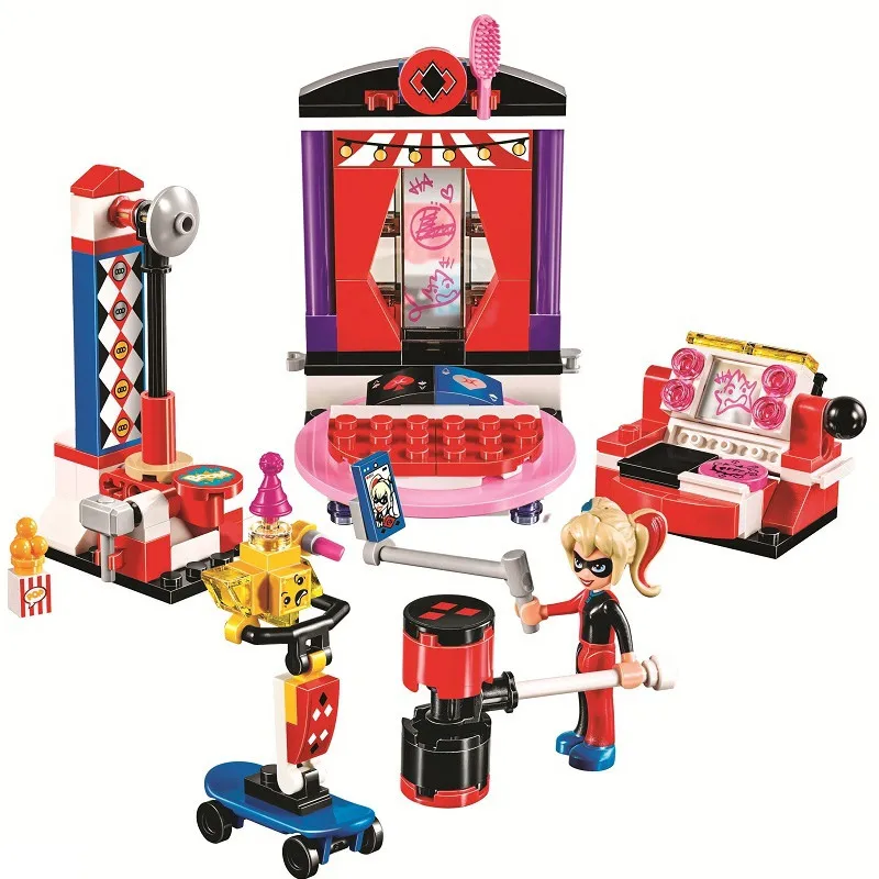 

178pcs Super Heroes Girls Harley Quinn Dorm Bela 10688 Model Building Blocks Toys Bricks Compatible With Legoings