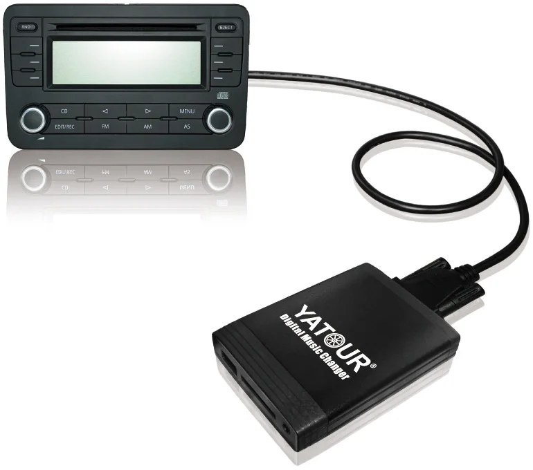 

Yatour 12pin For Audi A3 A4 S4 R8 TT 2007-2010 YT-M06 Car USB MP3 SD AUX adapter Digital CD Changer interface