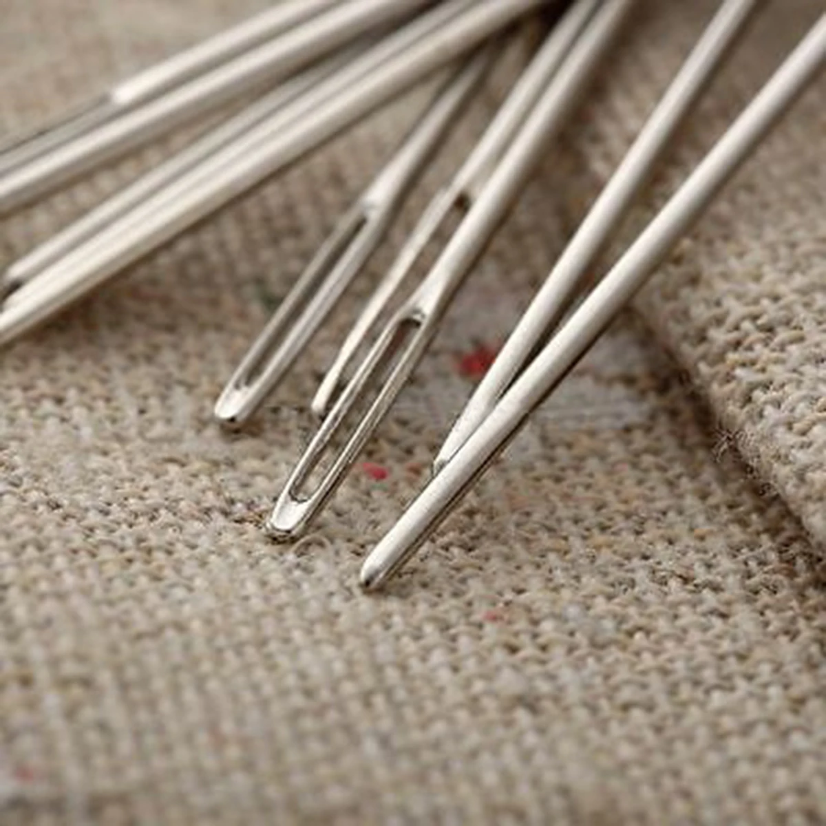 New 10pcs 5cm Large Eye Embroidery Tapestry Darning Needle Sewing Bees Crafts Tools