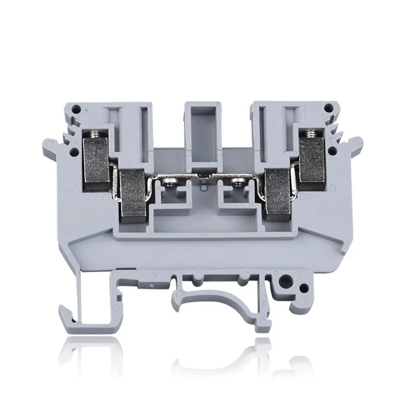 50 шт. Udk4 DIN Rail разъем для клемм проводов Phoenix Тип проводной кабельный терминал |