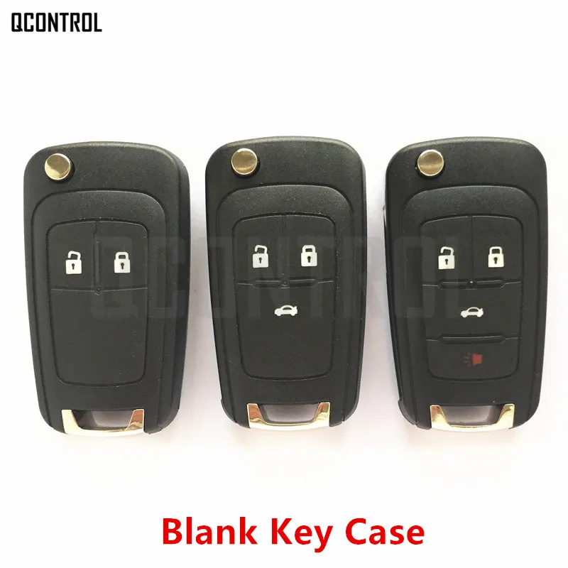 

QCONTROL Car Remote Key Case for Chevrolet Malibu Cruze Aveo Spark Sail 2/3/4 Buttons