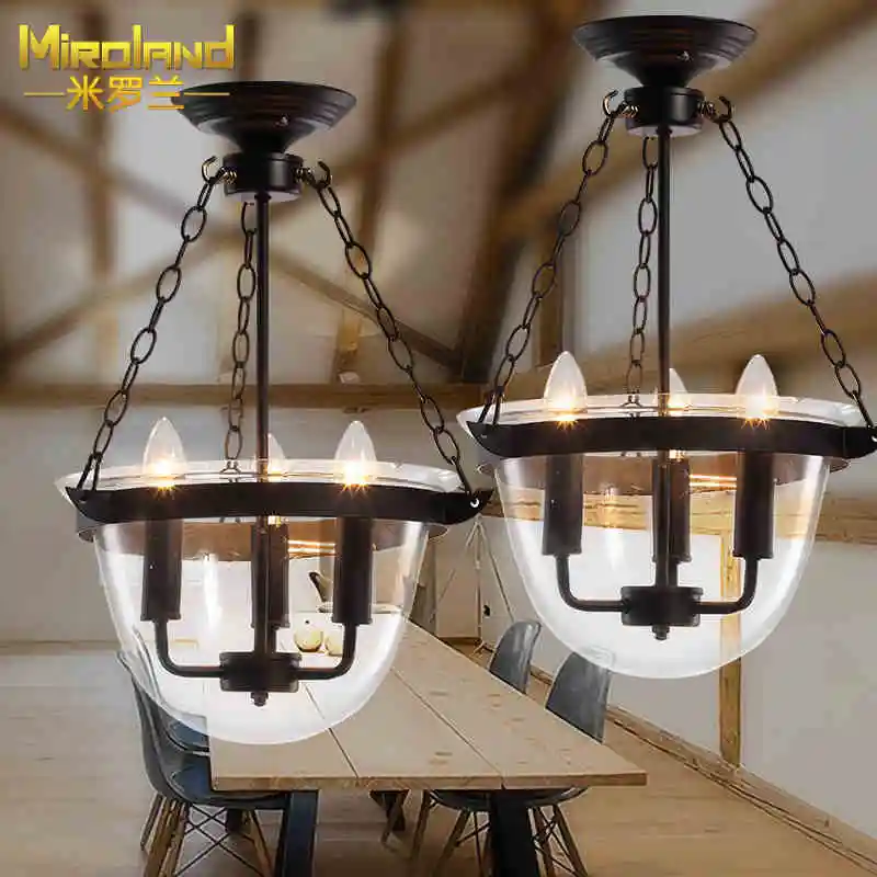 

LED Pendant Lights American country balcony dining room bedroom corridor lighting bar