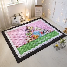 Детские 15 мм толстые стеганые мат «татами» Детская комната играть ползать йога коврики ковры и ковры для дома гостиной 145*195 см