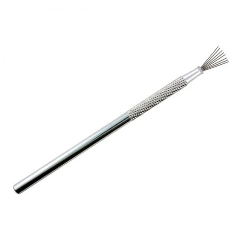 

7 Pin Feather Wire Texture Pro Needle Pottery Clay Tools Set Ceramics Sculpting Modeling Tool Polymer Clay Texture Wire Brush