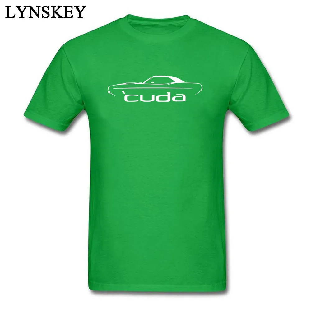 Men's Tops Shirt Designer Leisure T Shirts Cotton Fabric O Neck Short Sleeve Unique 1970-74 Plymouth Cuda Classic Tee Shirt 1970-74 Plymouth Cuda Classic green