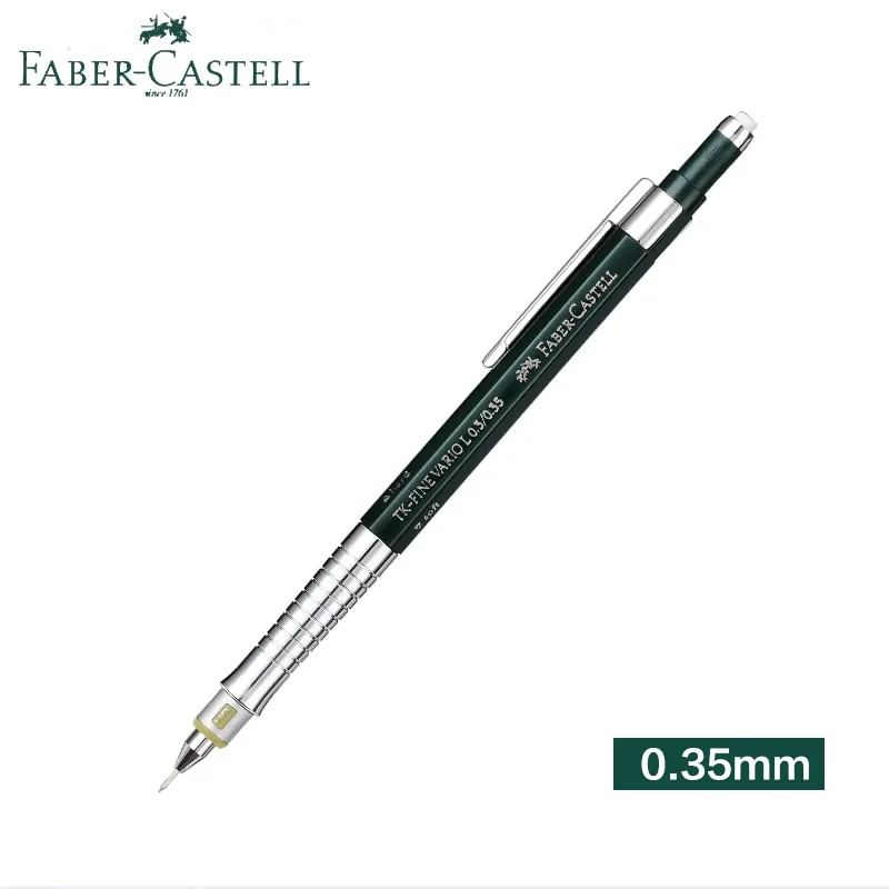 Faber Castell ТЗ тонкой пленки для тонировки автомобилей L составление механический/автоматического карандаша, 0,5/1,0/0,35/0,7 мм; В комплект входит B/2B/HB свинца пополнения чернил - Цвет: 1pc 0.35mm