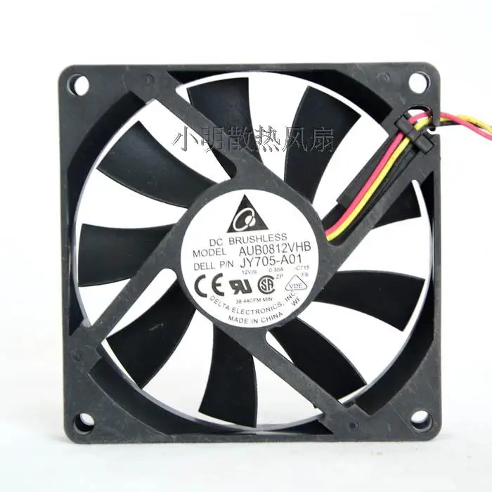 

Brand New Original AUB0812VHB 12V 0.30A 3pin Fan