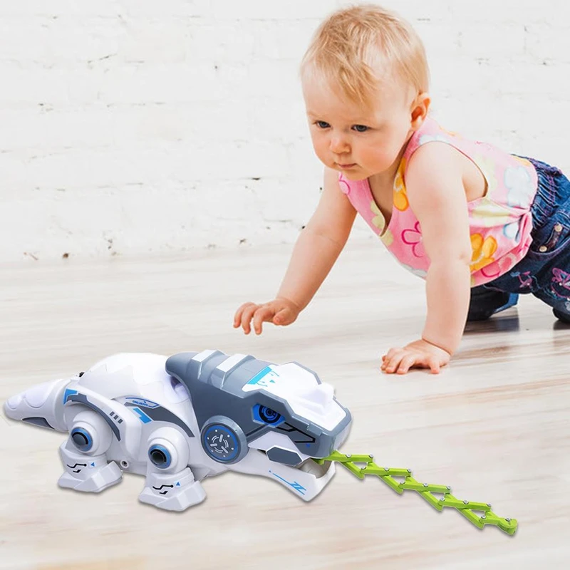 2.4G remote control chameleon robot intelligent chameleon toy electric wireless intelligent dinosaur