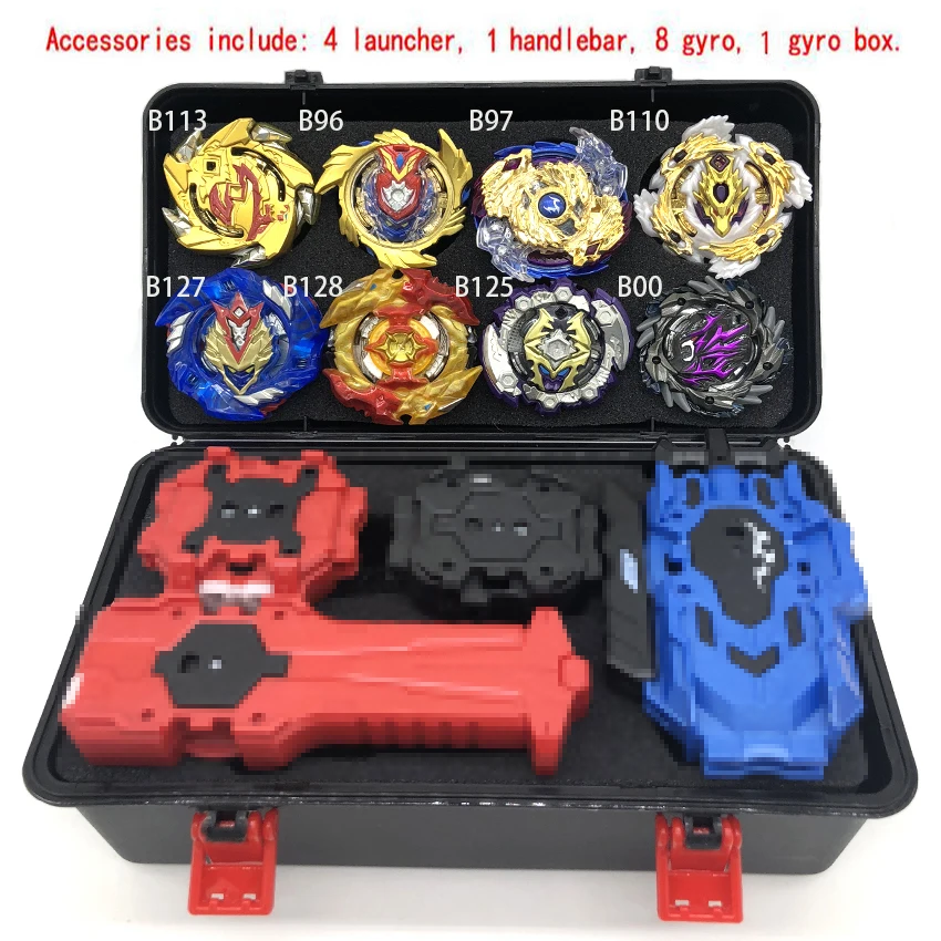 B-133 коробки Топ пусковые установки Такара TOMY Beyblades burst игрушки B-133 bables Toupie Gyro burst Металл Бог спиннинг Топы