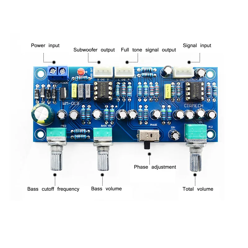 2,1 канальный сабвуфер, предусилитель, Плата усилителя фильтра низких частот, NE5532, низкочастотный фильтр, предусилитель басов