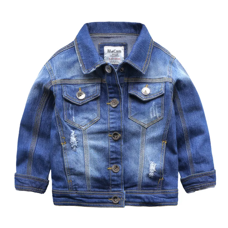 Buy 2018 Children's Jacket Denim Boys Jean Jackets