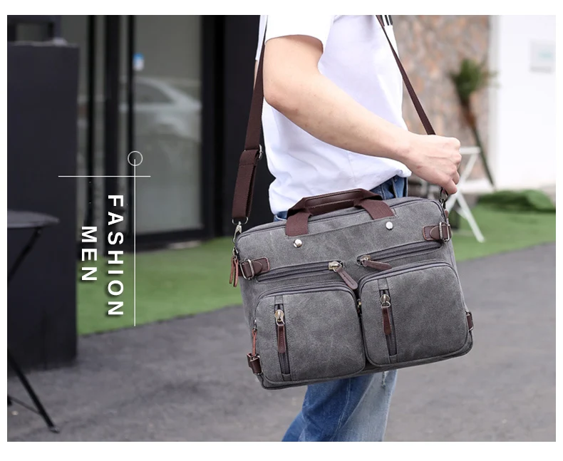 grande mensageiro bolsa ombro grande casual masculino