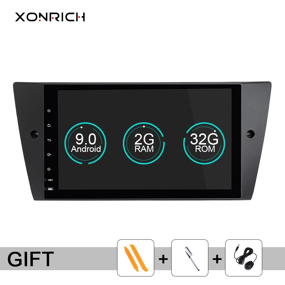 Xonrich 1 Din Android 9 0 автомобильный dvd-плеер для BMW E90/E91/E92/E93 Мультимедиа 3 серии gps