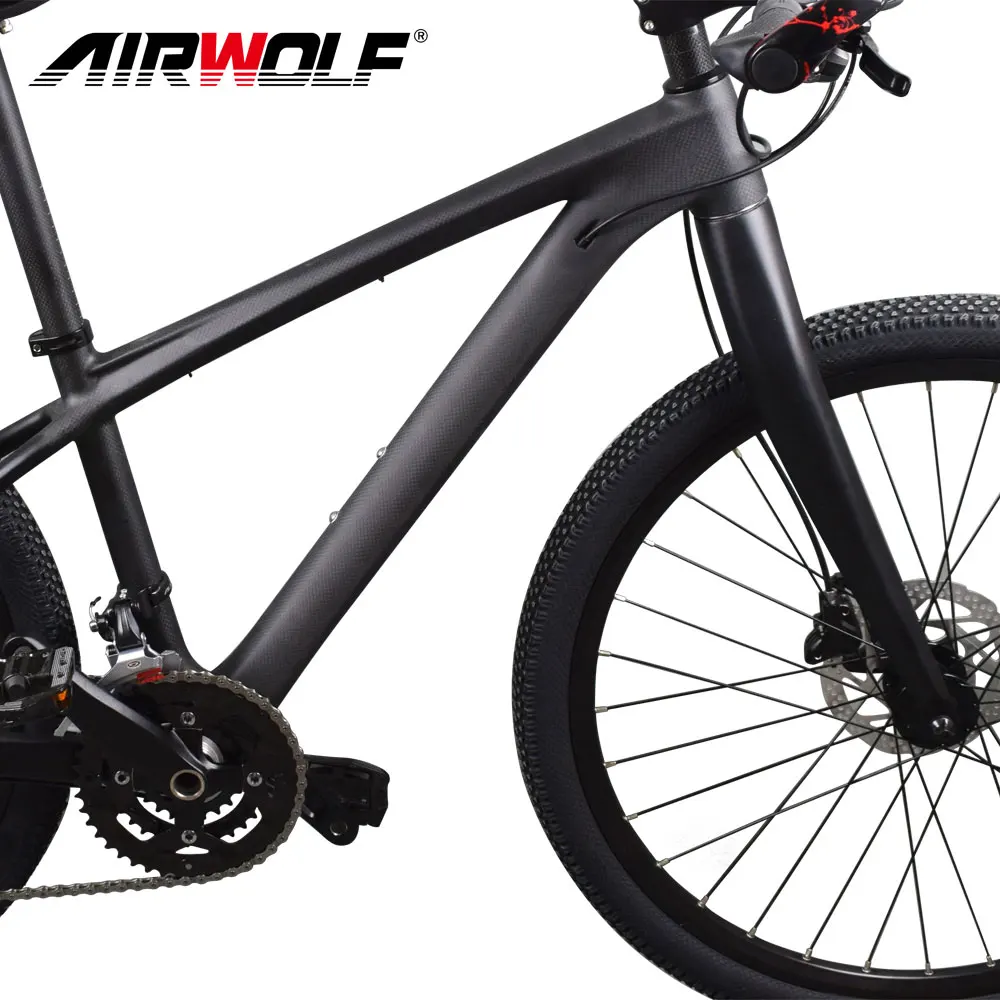Top Airwolf New Carbon MTB Bike 26er Carbon mountain bicycle with SH1MANO M370 GroupSet Disc Brake for kids/woman carbon bicicleta 2 Top Airwolf New Carbon MTB Bike 26er Carbon mountain bicycle with SH1MANO M370 GroupSet Disc Brake for kids/woman carbon bicicleta 2