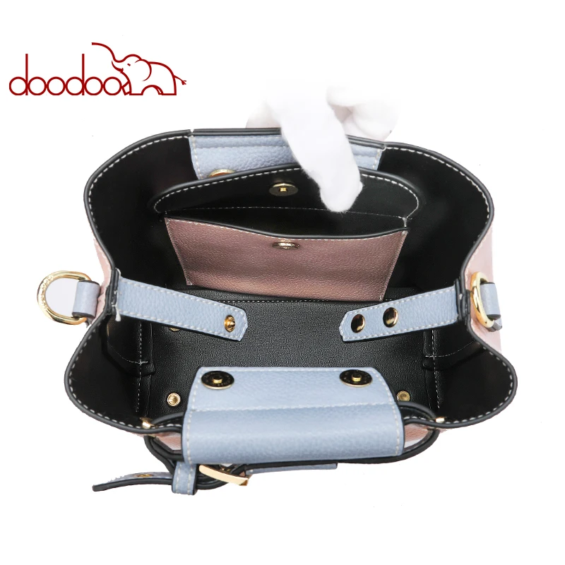 Doodoo حقيبة حمل دلو حقيبة الإناث الكتف حقيبة الإناث بو الجلود crossbody حزام الزخرفية موجة اللون الأعلى مقبض حقيبة Doodoo حقيبة حمل دلو حقيبة الإناث الكتف حقيبة الإناث بو الجلود crossbody حزام الزخرفية موجة اللون الأعلى مقبض حقيبة