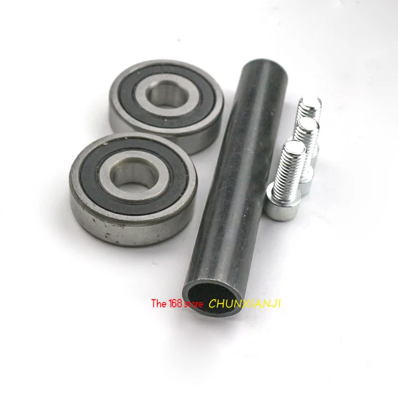 90/65-6.5 front or 110/50-6.5 rear Aluminum Wheel hub,Sprocket,Brake disc Axle bearing fits 49cc Mini Dirt Bike e Scooter Moto