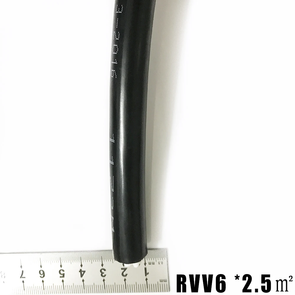 Оригинальный кабель питания 6 ядер 1 м/3 м шнур Круглый RVV6X0.3/0 5/0 75/1 0/1 5/2 5/4 0/6 0