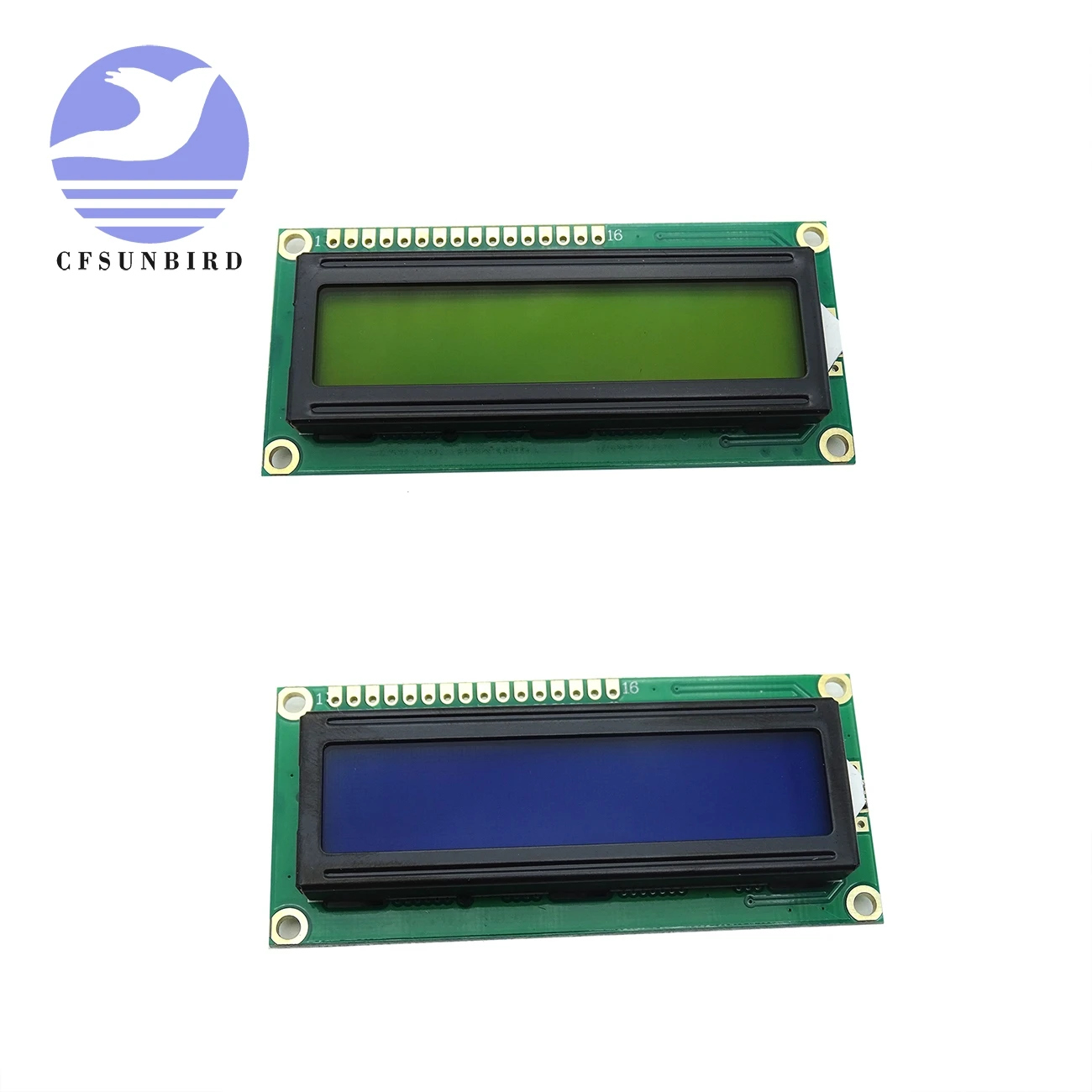 

Free shipping 20pcs 1602 16x2 Character LCD Display Module HD44780 Controller Blue/Green screen blacklight LCD1602 LCD monitor