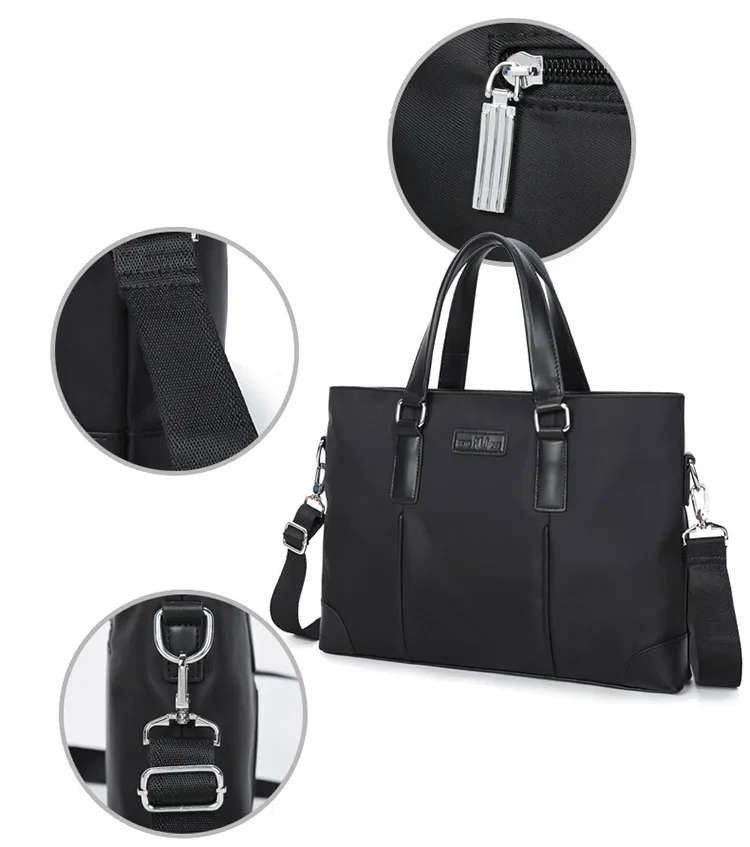 Деловой мужской портфель сумка высокого качества Бизнес известный бренд PU кожа сумки через плечо Офисные сумки для ноутбука