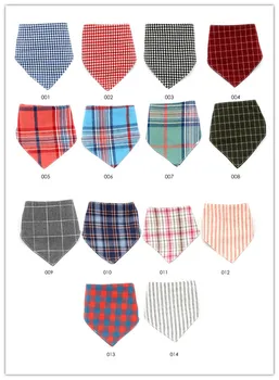 

usd2.8/pc Triangular Bandage Scarf Dog Pet Accessories Grooming Products Neckerchief Pet Bibs Saliva Towel Small Medium Large