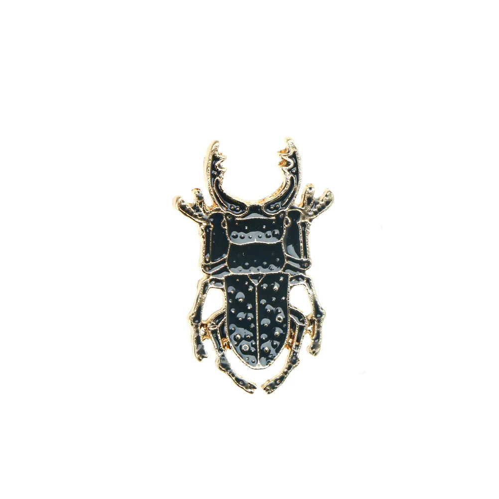Sale Enamel Insect Beetle Pin Cartoon Birdie Cartoon Animal Brooch Denim Coat Pin Buckle Shirt Badge Gift For Kids Friend