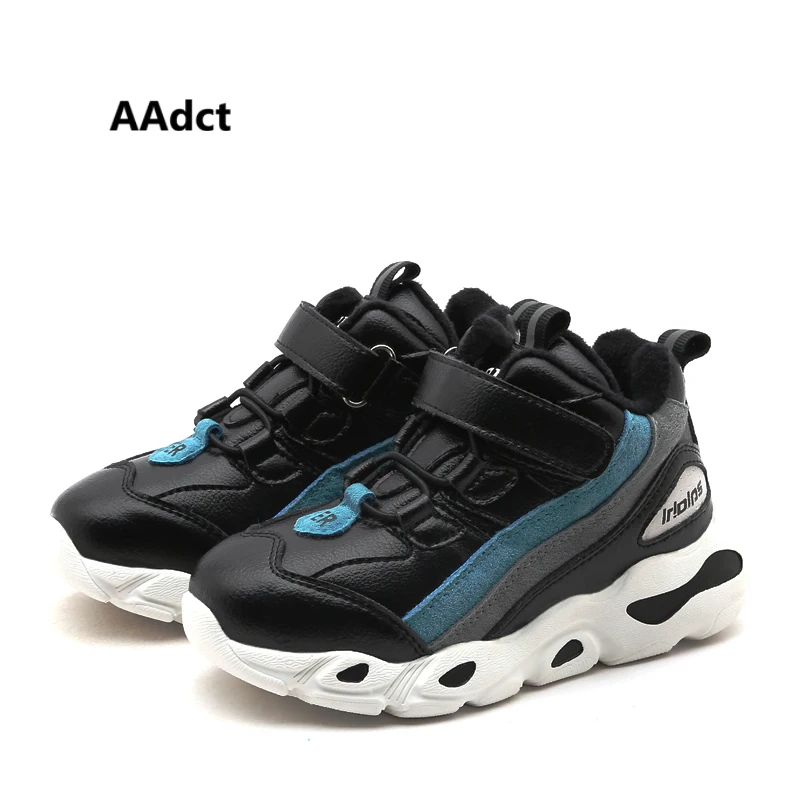 

AAdct Cotton running shoes for boys 2018 Winter casual sports children shoes Non-slip girls sneakers kid shoes