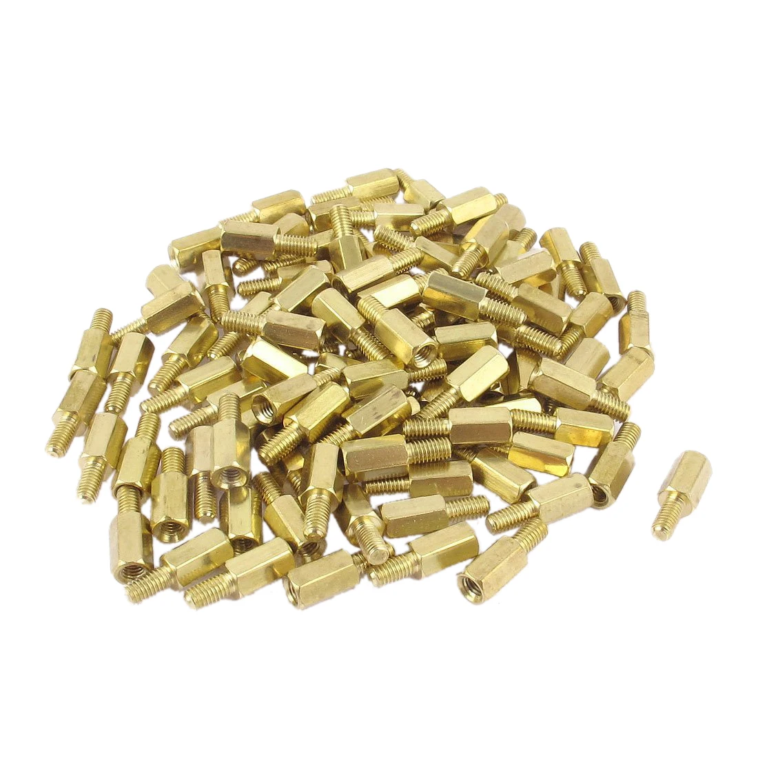 

100 Pcs M3 Male Female Brass Hex Stand-off PCB Spacer Pillar 8mm