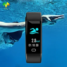 Tonbux F07 Смарт Цвет Экран IP68 Водонепроницаемый сердечного ритма Фитнес умный браслет с измерять кровяное Давление для отображения данных по содержанию кислорода Smartband