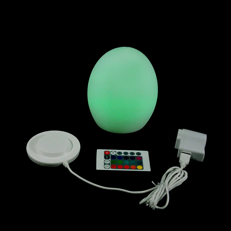 

Skybesstech D12*H15cm RGBW LED Egg Mood Night Light Waterproof 800mah Li-battery SK-LF04 free shipping 4pcs/Pack