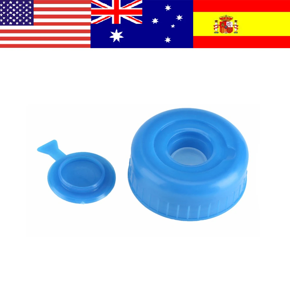 10Pcs 55mm 5Gallon Non Spill Water Bottle Caps Reusable Replacemet