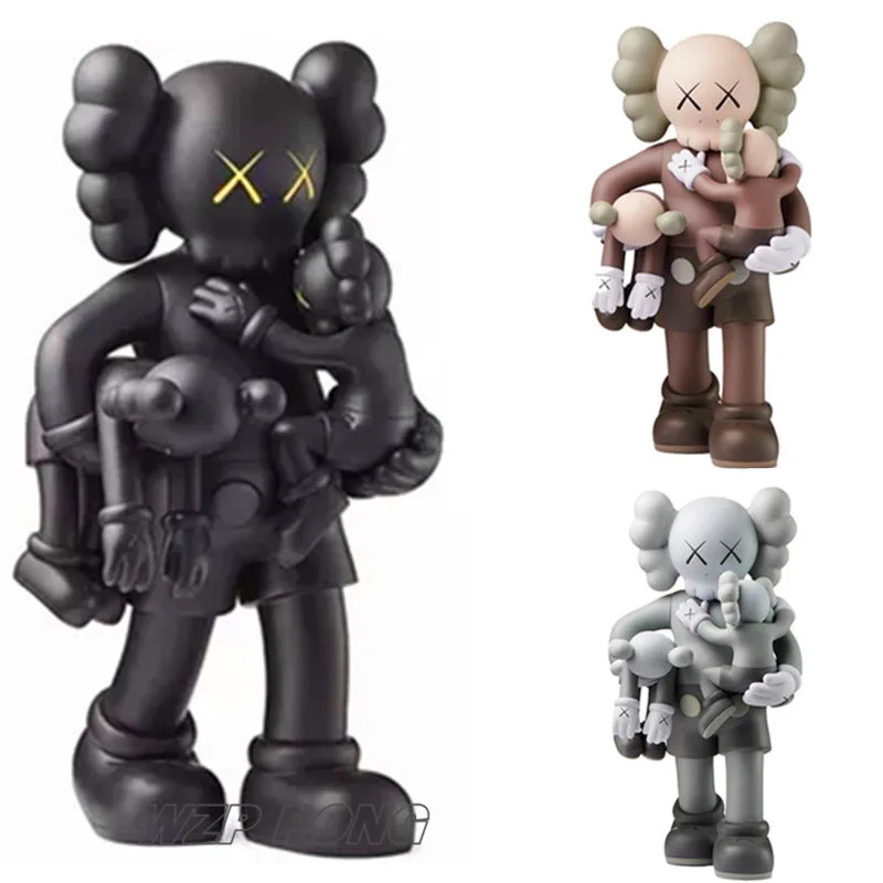 

40cm OriginalFake KAWS Companion Holding Baby Styling Toy PVC Kaws Brian Street Art Model Collection Action Figure Toys Gift