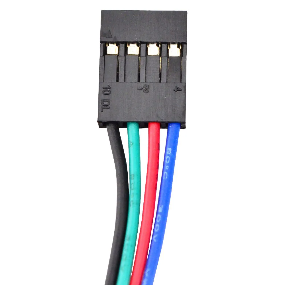 ¡Envío gratis! 5 unids 4 Lead Nema 17 Motor paso a paso 42 BYGH 40mm 1 m Cable 45Ncm (64oz en) 2A 17hs4401 de Motor paso a paso para 3D impresora - 5