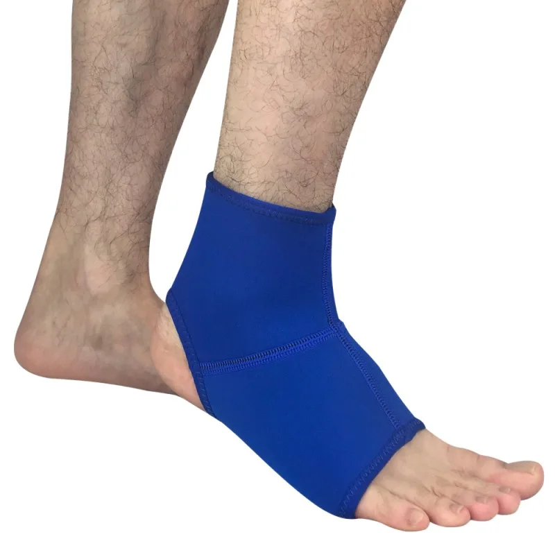 Спортивная упругая компрессионная Нескользящая защита от растяжения лодыжки носки для баскетбола, футбола, скалолазания - Цвет: Color blue