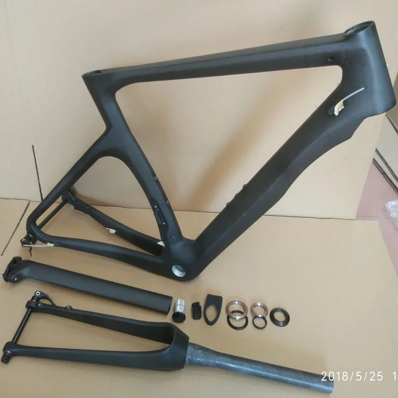 

NK BR full carbon fiber road bike frame disc brake coaxial frame road bike frame disc brake 3K 1K Glossy matte