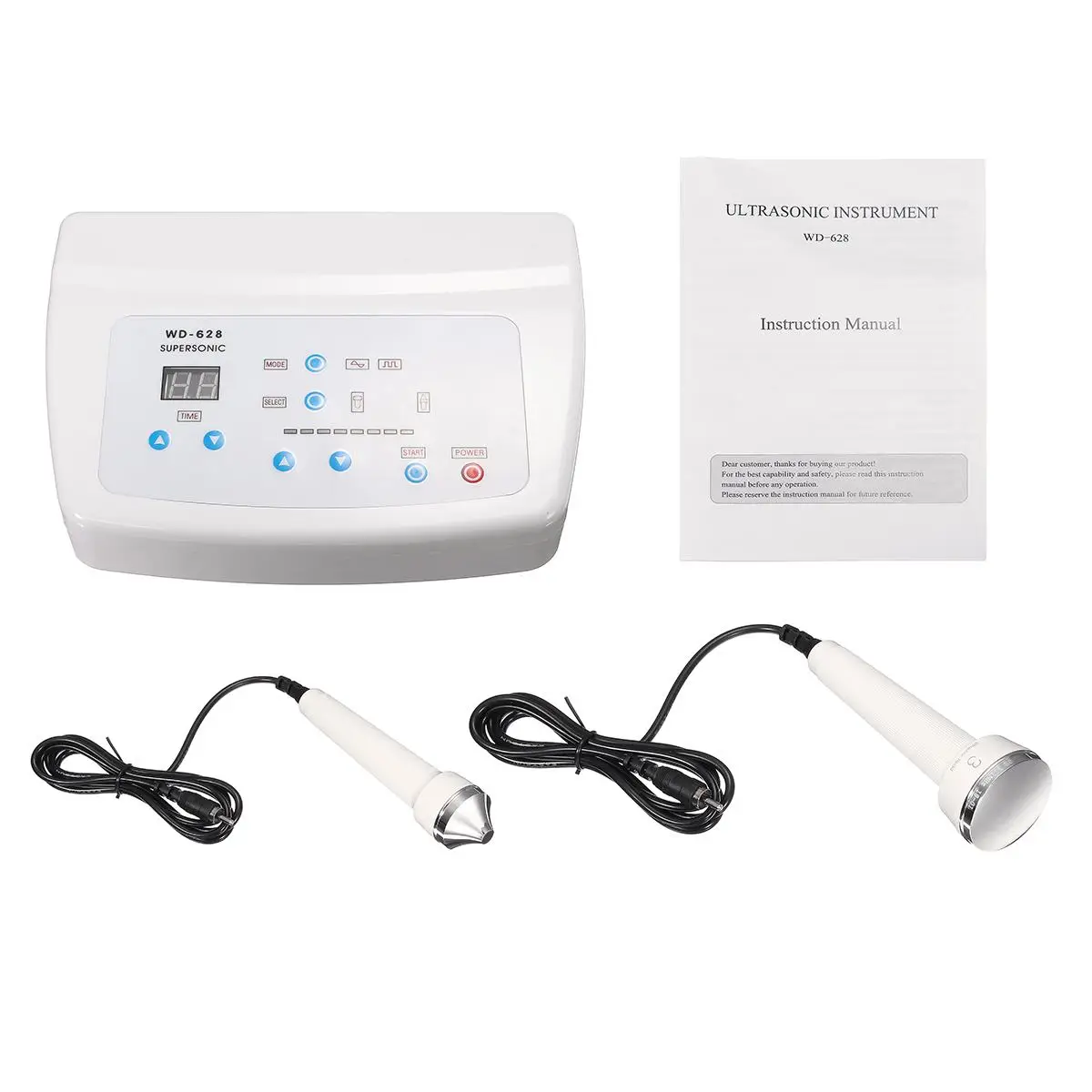 

Ultrasonic Women Skin Care Whitening Freckle Removal High Frequency Lifting Skin Anti Aging Beauty Massage Facial Machine