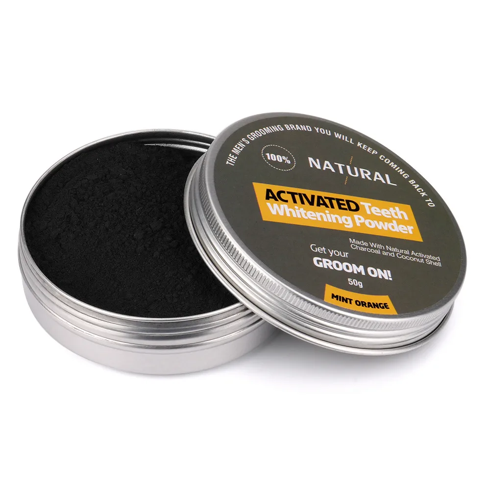 Natural Organic Activated Charcoal Tooth Teeth Whitening Powder Mint