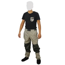 Уличные водонепроницаемые износостойкие болотные штаны с эластичной резинкой на талии дышащая ткань для мужчин и женщин для рыбалки с носками комбинезон брюки