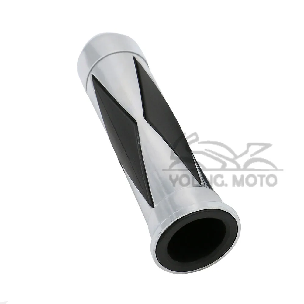 motorcycle hand grips skull harley kawasaki honda yamaha (6)