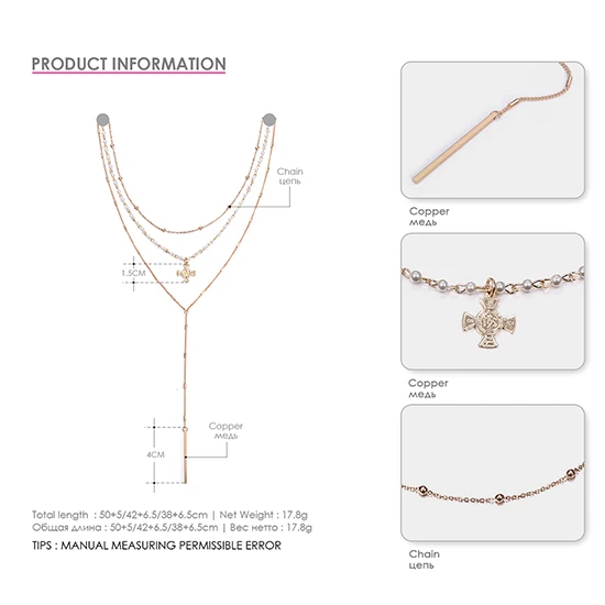 Trendy Choker Necklace for Women Long Multi Layer & Gold Color Hot Charm Pendant Necklaces Fashion Jewelry EST00031